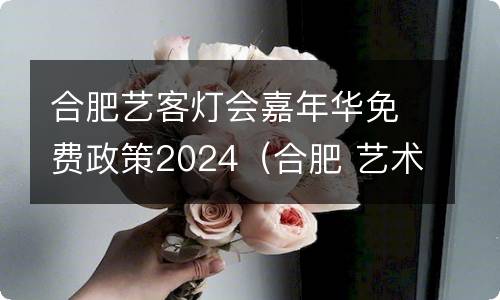 合肥艺客灯会嘉年华免费政策2024（合肥 艺术馆）